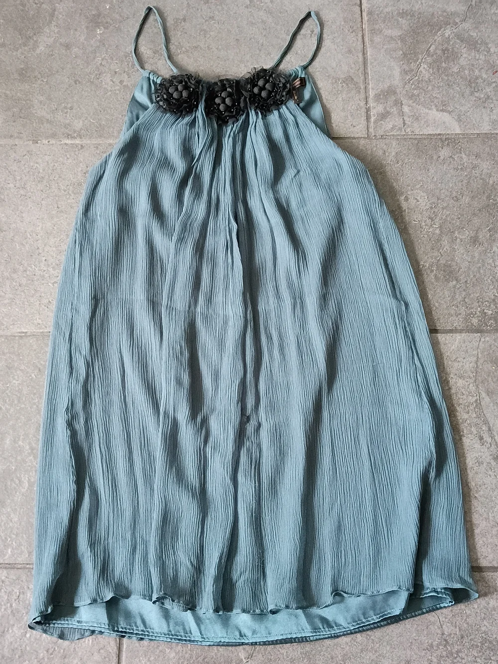 bcbg blue floral dress Printed Organza Gown